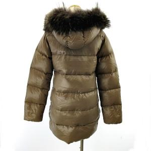 DUVETICA Kappa ダウンコート ラクーンファー フーデッド ブラウン