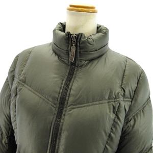 TATRAS ダウンコート Aライン フレアシルエット 34 グリーン