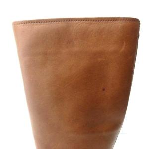 UGG australia ブルームロングブーツ トラックソール レザー ボア 23cm ブラウン