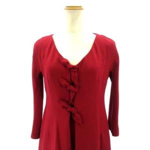 SYBILLA ロングワンピース 40 レッド