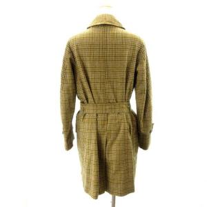MACKINTOSH トレンチコート チェック柄 ウール 34 ブラウン