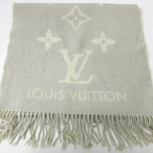LOUIS VUITTON エシャルプ レイキャビック カシミヤ100％ マフラー スコットランド製 アイボリー