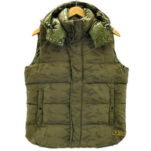 CHANTI ナイロンダウンベスト カモフラ