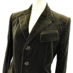 RALPH LAUREN テーラードジャケット ベロア 6 ダークグリーン