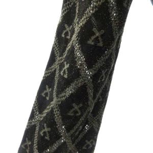 LEONARD FASHION テーラードジャケット ジャガード L ブラック