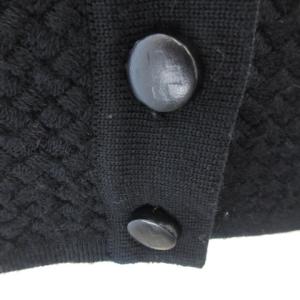 BALLY カーディガン ベルト付き USA4 ブラック