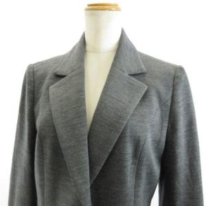 LEONARD FASHION テーラードジャケット ウール 総裏 2B 40 グレー