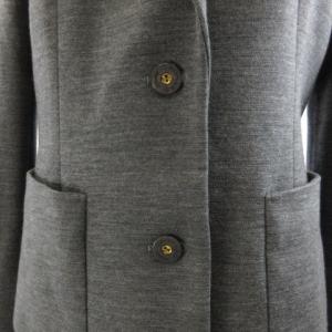 LEONARD FASHION テーラードジャケット ウール 総裏 2B 40 グレー