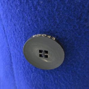 EPOCA 20AW ウールクロスコート チェスター 美ライン Aライン ブルー 38