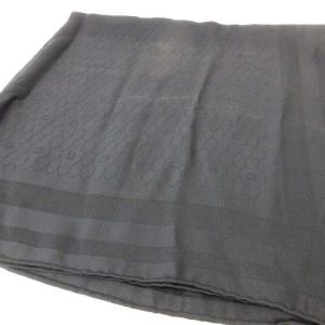 Christian Dior ECHARPES ロゴプリントスカーフ ブラック