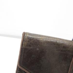 YVES SAINT LAURENT ヴィンテージ オールド クラッチバッグ レザー ブラウン