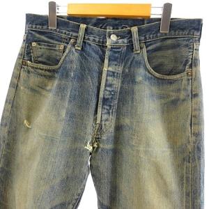 Levi's 501XX 555刻印 バレンシア工場 デニムパンツ ビッグE W31 L36 ライトブルー