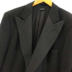 GIORGIO ARMANI CLASSICO テーラードジャケット タキシード ウール L ブラック