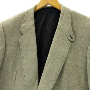 YVES SAINT LAURENT ヴィンテージ テーラードジャケット ライトグレー