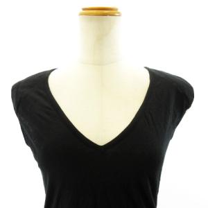 Martin Margiela 07AW 本人期 白タグ ここのえ アーティザナル カットソー ノースリーブ レーヨン ブラック M