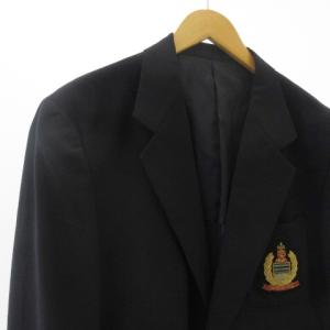 Christian Dior ムッシュ テーラードジャケット ワッペン 金ボタン L ネイビー