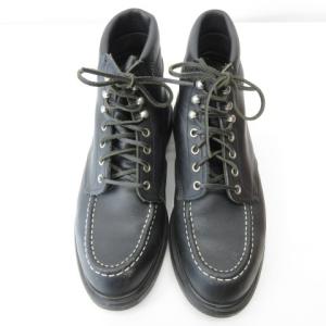 RED WING 8133 Super Sole 6Moc ブーツ ステッチ 28.5cm ブラック