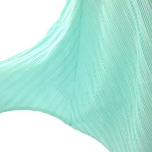 PLEATS PLEASE ISSEY MIYAKE プリーツカットソー ドルマンスリーブ 五分袖 ライトグリーン 3 約L PP41-FK372 IBO23