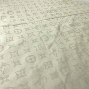 LOUIS VUITTON モノグラム 大判ストール ショール マフラー ウール×シルク 402336 ベージュ