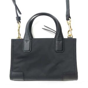 TORY BURCH 美品 2WAYミニショルダーバッグ ハンドバッグ MICRO ELLA TOTE SD付き 61057 ブラック