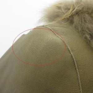 GRACE CONTINENTAL Kalgan Lamb 毛皮 ファージャケット 2-36 ブラウン グレー