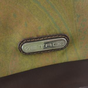 ETRO ショルダーバッグ クロスボディ ペイズリー柄 メッシュ ブラウン STK