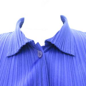 PLEATS PLEASE ISSEY MIYAKE イッセイミヤケ シャツ プリーツ パープル
