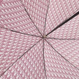 Christian Dior 雨傘 折り畳み トロッター 58cm レッド 