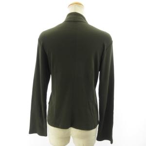 JURGEN LEHL カーディガン ジャケット 長袖 コットン グリーン S