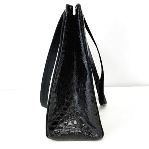 Salvatore Ferragamo ヴァラ トートバッグ 型押し 肩掛け ゴールド金具 ロゴ ブラック 黒 WY