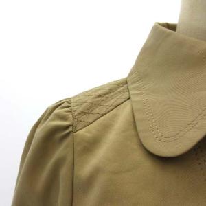 BURBERRY BLUE LABEL ショートトレンチコート ジャケット 裏地ノバチェック ベージュ 38 M IBO25