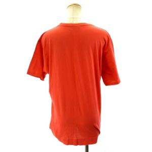 FENDI カットソー Tシャツ 半袖 ロゴ プリント オレンジ 40
