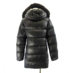 DUVETICA KAPPA ダウンジャケット フォックスファー フード 40 ブラック