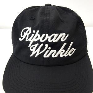 RIPVANWINKLE トラッカーキャップ 帽子 ロゴ 刺繍 スナップバック ネイビー