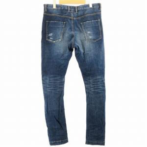 RIPVANWINKLE ジーンズ デニム パンツ ダメージ used加工 インディゴ ブルー 青 6