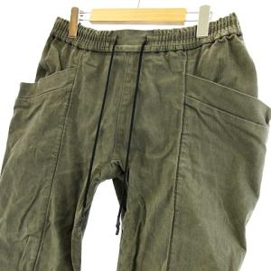 RIPVANWINKLE ジョッパー パンツ グリーンデニム RB-044 ストレッチ イージー ウエストゴム グリーン 5