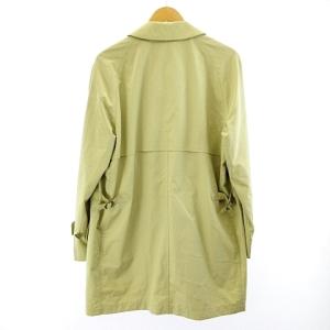 Aquascutum ブルゾン コート コットン 撥水加工 ミドル丈 チェック ラグラン カーキ M IBO26