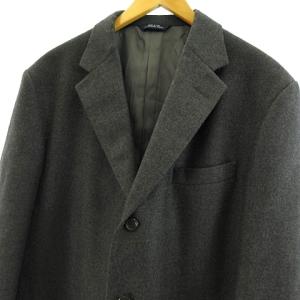 Brooks Brothers 美品 テーラードジャケット USA製 3B ウール チャコールグレー 42 約XL IBO26