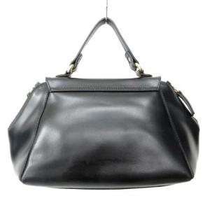 Leilian ショルダーバッグ ハンドバッグ ターンロック スウェードレザー フォーマル 冠婚葬祭 ブラック