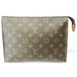 LOUIS VUITTON モノグラム ポッシュ トワレット 26 セカンドバッグ ハンドバッグ M47542 ブラウン WY