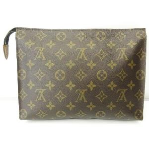 LOUIS VUITTON モノグラム ポッシュ トワレット 26 セカンドバッグ ハンドバッグ M47542 ブラウン WY