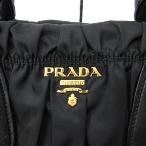 PRADA ハンドバッグ 2WAY ナイロン レザー 黒