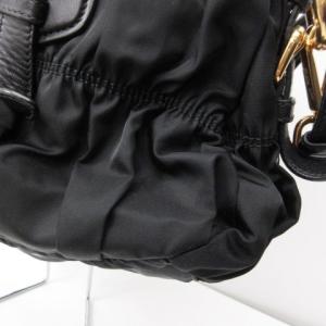 PRADA ハンドバッグ 2WAY ナイロン レザー 黒