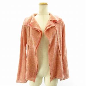 Tao 03AW ラメ ウール カーディガン 長袖 ニット セーター ピンク ゴールド