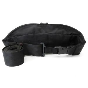 BRIEFING ボディバッグ ショルダー ウエストポーチ カラーステッチ ナイロン ブラック レッド