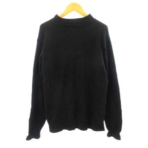 MHL. ボトルネックニット セーター 長袖 コットン ブラック M