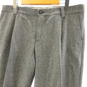 BRUNELLO CUCINELLI パンツ スラックス ウール 1タック ビジネス フォーマル グレー 50