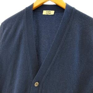 malo TINCATI カシミヤ100％ ニット ベスト イタリア製 ブルー 48