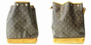 LOUIS VUITTON M42224 ノエ モノグラム キャンバス ワンショルダーバッグ 巾着 ブラウン