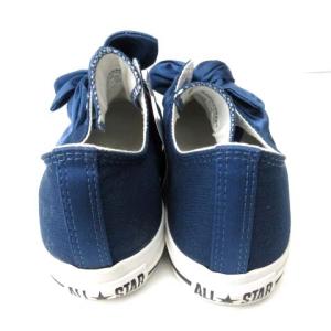 CONVERSE オールスター スリッポンスニーカー サテンリボン 5CL396 ネイビー 22.0cmSM0